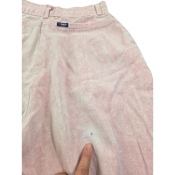 Smacs | Vintage Pleated Pink Jeans | Size 24 Waist - Picture 7 of 7